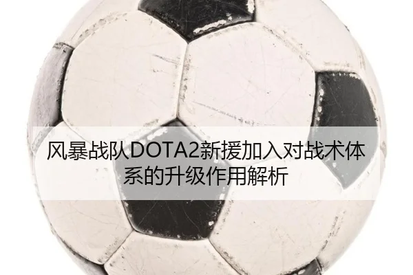 风暴战队DOTA2新援加入对战术体系的升级作用解析